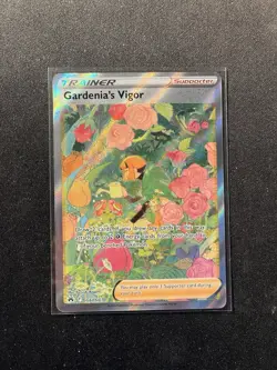 Pokemon Card Gardenia's Vigor Crown Zenith Galarian Gallery GG61/GG70 Ultra Rare - Image 1