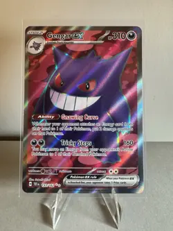 Pokemon Gengar EX Holo Card 193/162SV05: Temporal Forces - Image 1