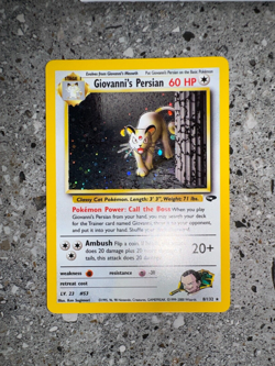 Pokemon TCG Cards Giovanni's Persian 8/132 Gym Challenge Holo Rare - Image 3