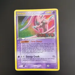 Deoxys 17/107 EX Deoxys Reverse Holo Stamped Pokemon Card 2005 - Image 1