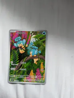 Pokemon TCG Panpour 101/086 Illustration Rare Card S&V Black Bolt Foil - Image 1