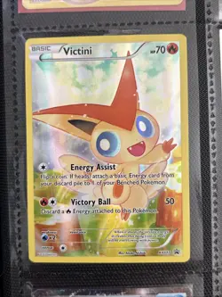 Victini XY117 Holo Promo Black Star LP Pokemon Card 2016 XY Series - Image 1