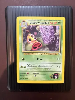 Pokemon Erika's Weepinbell - WOTC Gym Heroes Uncommon 48/132 Unlimited 2000 LP - Image 1