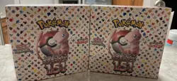 Pokemon 151 Booster Box Japanese Factory Sealed With Shrink Wrap (2) US Seller - Image 1