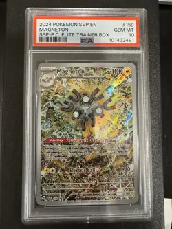 Magneton 159 Pokemon Center Stamped Surging Sparks Promo PSA 10 Gem Mint - Image 1