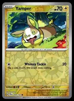 YAMPER [FOIL] - 058/162 - TEMPORAL FORCES TEF REVERSE HOLO ENG - NM - Image 1