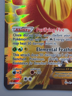 Ho-Oh EX 121 / 122 Ultra Rare Full Art Holo Pokemon TCG XY Breakpoint - Image 4