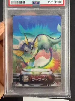 POKEMON LENTICULAR ZUKAN CARDDASS SEAL SP 2005 VAPOREON/FLAREON/JOLTEON PSA8 - Image 3