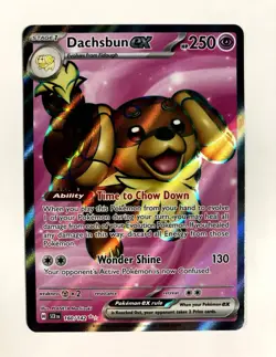Dachsbun ex - 160/142 - Ultra Rare Full Art Pokemon Secret Stellar Crown SV7 NM - Image 1