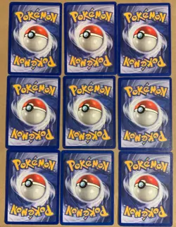 Set of 9 Trainers! Pokemon TCG Base Set Unlimited Vintage 1999 Great Condition!! - Image 2