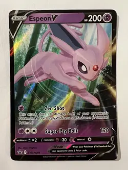 Espeon V SWSH201 Sword & Shield Promo Pokemon TCG NM - Image 1