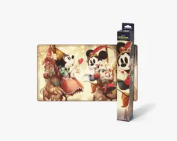 Disney Lorcana Park Exclusive Mickey and Minnie Premium Foil Play Mat - Image 1