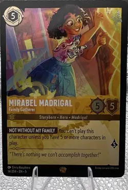 Disney Lorcana Mirabel Madrigal - Family Gatherer 14/204 Encanto Foil Legendary - Image 1