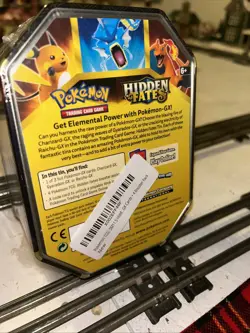 Pokemon TCG: Hidden Fates Tin (45 Cards) Raichu GX 820650804816 - Image 5