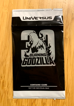 Universus - BURNING GODZILLA - SEALED - TCG Limited Exclusive Promo Card - Image 2