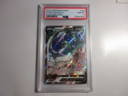 PSA 8 Rayquaza V Alternate Art Evolving Skies Pokemon Card - Image 1