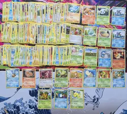 Vintage Midera Pokemon Card Lot 150+ Squirtle Treecko Piplup Totodile Wartortle - Image 1