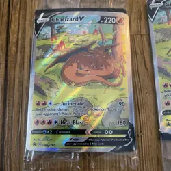 Charizard v SWSH260 Holo Promo Card Sword & Shield - Image 2