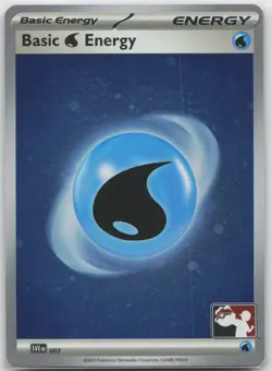 Pokemon Basic Water Energy (Cosmos Holo) 003 Prize Pack Series Cards Holo NM - Image 1