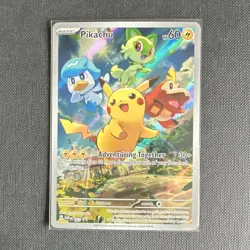 Pikachu SVP 027 Scarlet & Violet Promo Card - Image 1