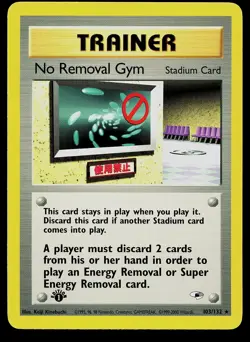 Pokemon Card - No Removal Gym Gym Heroes 103/132 1st Edition Rare - Image 1