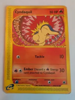 Cyndaquil Expedition Base Set 105/165 Common Pokemon Card 50HP English - Image 1