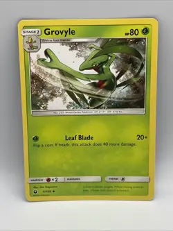 Grovyle 9/168 : Uncommon Mint/Near Mint Pokemon Card : SM07: Celestial Storm - Image 1