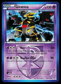 Pokemon Card - Giratina Plasma Storm 62/135 Rare - Image 1