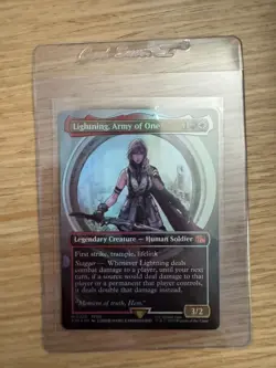 Lightning, Army of One (0320) (Borderless) Final Fantasy Foil - Image 1