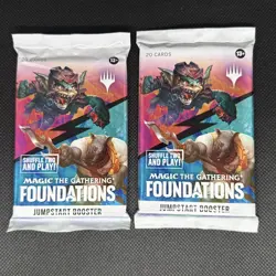 Magic The Gathering Foundations Jumpstart Pack 2 Boosters Factory Sealed - Image 1