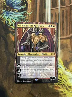 MTG Ob Nixilis, the Adversary - Borderless Streets Of New Capenna NM - Image 1