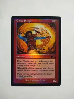 Ghitu Slinger FOIL Urza's Legacy MTG Magic the Gathering LP - Image 1