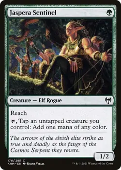 MTG Jaspera Sentinel Kaldheim 178/285 Regular Common NM - Image 1