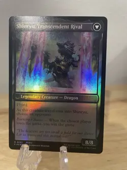 MTG Zenos yae Galvus / Shinryu Transcendent Rival FOIL #0127 FIN Rare NM/M - Image 2
