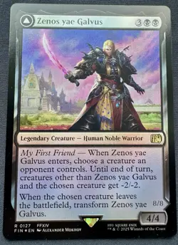 Zenos yae Galvus / Shinryu, Transcendent Rival Foil MTG Final Fantasy R 0127 - Image 1