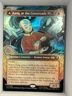 Aang, at the Crossroads (Showcase) Foil R Avatar: The Last Airbender 346 LP - Image 1