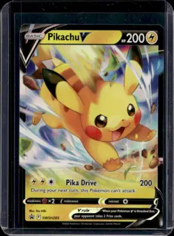 2019-2023 Pokemon SWSH Black Star Promos Pikachu V #SWSH285 - Image 1