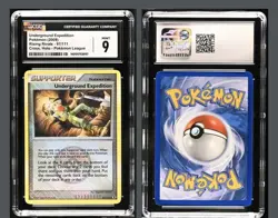 UNDERGROUND EXPEDITON POKEMON 2009 RISING RIVALS CROSS HOLO POKEMON LEAGUE CGC 9 - Image 1
