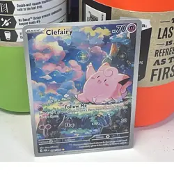 Pokemon TCG Clefairy Paldean Fates Holo Illustration Rare 70HP 094/091 - Image 1