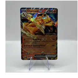 Pokemon Charizard ex 006/165 Sv: Scarlet & Violet 151 Full Art Holo 330HP - Image 1