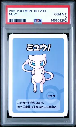 2019 POKEMON OLD MAID MEW PSA 10 - Image 1