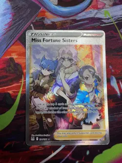 Pokemon TCG Miss Fortune Sisters Swsh11 Lost Origin Ultra Rare Holo Eng 194/196 - Image 1