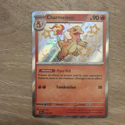 The Pokemon Company Charmeleon SV Paldean Fates Holo Shiny Rare 110/091 90 HP - Image 1