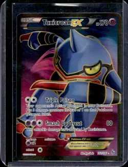 2014 Pokemon XY Flashfire Toxicroak EX #102 - Image 1
