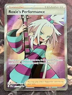Roxie's Performance Full Art Pokemon Chaos Rising 112/086 English IN HAND NM 🎸 - Image 1