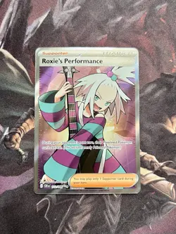 Roxie's Performance Full Art Pokemon Chaos Rising 112/086 English IN HAND NM 🎸 - Image 3
