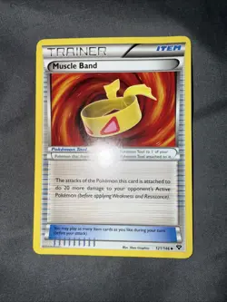 Pokemon TCG Muscle Band XY Base Set 121/146 Uncommon Card - Image 1