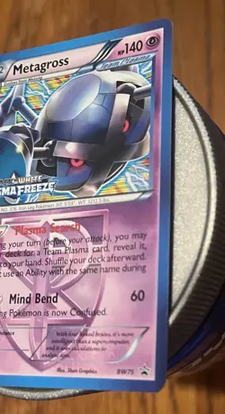 Metagross Plasma Freeze Prerelease Promo Holo BW75 [LP] Pokemon TCG - Image 4