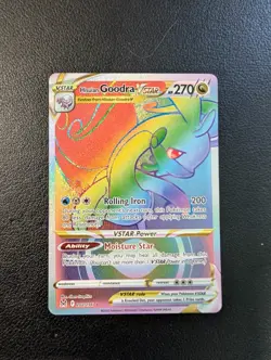 POKEMON TCG Hisuian Goodra VSTAR (Secret) 202/196 Swsh11: Lost Origin Holo - Image 1