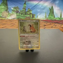 Pokemon Bidoof 59/130 Diamond & Pearl Holo Common 60 HP Eng 2007 - Image 1